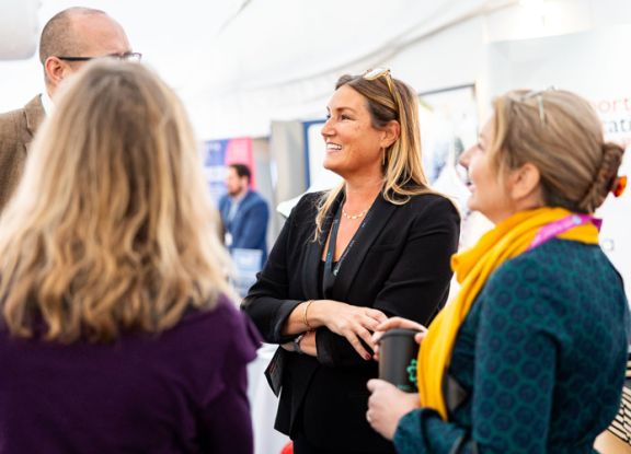 Networking at Optimus Education conferences