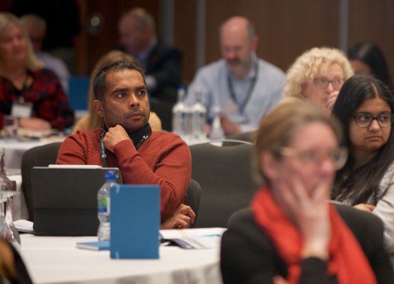 Networking at Optimus Education conferences